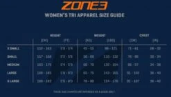Zone3 Lava Long Distance Mouwloos Tri Top Zwart/wit Dames -Sport Uitgebreide Kleding Winkel 0 womens tri apparel