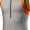 Castelli Free Tri Top Zilvergrijs Heren