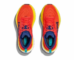 Hoka One One Hoka Bondi 8 Hardloopschoenen Geel/rood Heren -Sport Uitgebreide Kleding Winkel 1123202 rafl 002