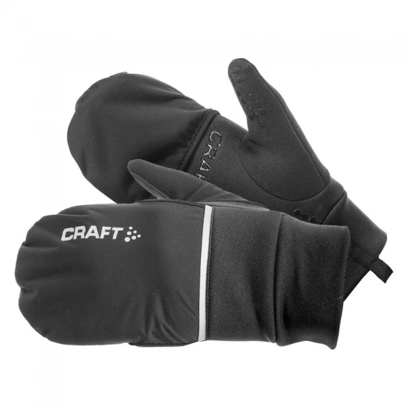 Craft Hybrid Weather Hardloophandschoen Zwart 3 Craft Hybrid Weather Hardloophandschoen Zwart