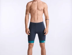 2XU Core 9 Inch Tri Shorts Blauw/groen Heren