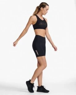2XU Aero 7 Inch Tri Shorts Zwart Dames -Sport Uitgebreide Kleding Winkel 2xu dames shorts wt6435b blk pcw 03