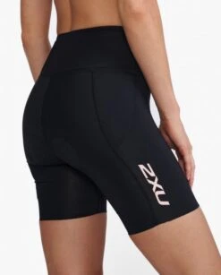 2XU Aero 7 Inch Tri Shorts Zwart Dames -Sport Uitgebreide Kleding Winkel 2xu dames shorts wt6435b blk pcw 07