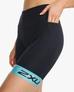 2XU Core 7 Inch Tri Shorts Zwart Dames -Sport Uitgebreide Kleding Winkel 2xu dames shorts wt6442b blk prc 03