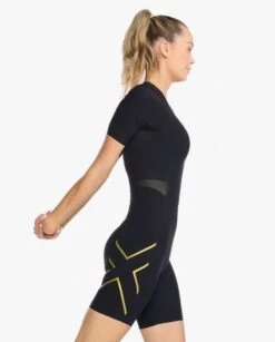 2XU Light Speed Tech Trisuit Korte Mouw Zwart Dames 14 2XU Light Speed Tech Trisuit Korte Mouw Zwart Dames -Sport Uitgebreide Kleding Winkel 2xu dames trisuit wt6634d blk crf 04