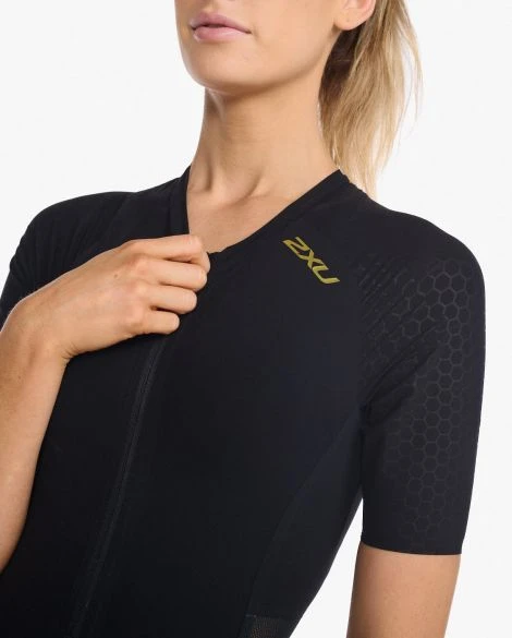 2XU Light Speed Tech Trisuit Korte Mouw Zwart Dames 9 2XU Light Speed Tech Trisuit Korte Mouw Zwart Dames - Afbeelding 7
