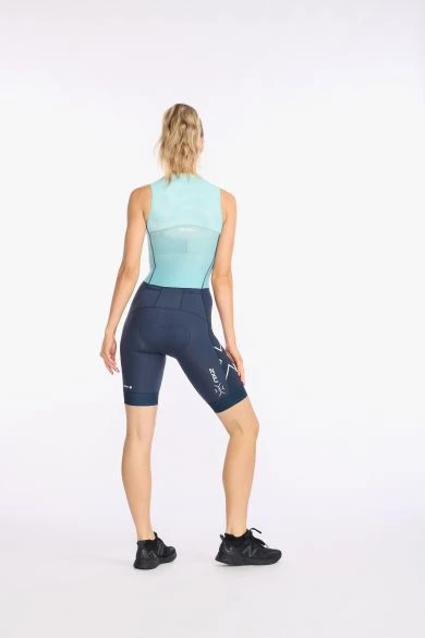 2XU Light Speed Front Zip Trisuit Mouwloos Blauw Dames 6 2XU Light Speed Front Zip Trisuit Mouwloos Blauw Dames - Afbeelding 4