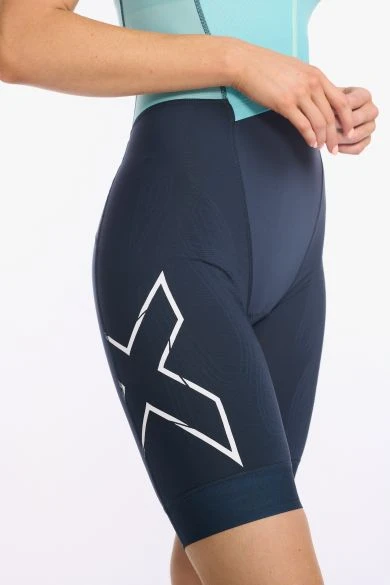 2XU Light Speed Front Zip Trisuit Mouwloos Blauw Dames 10 2XU Light Speed Front Zip Trisuit Mouwloos Blauw Dames - Afbeelding 8