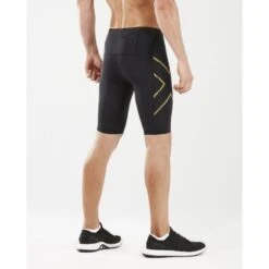2XU MCS Run Compressie Shorts Zwart/goud Heren -Sport Uitgebreide Kleding Winkel 2xu mcs run compressie shorts zwart heren goud ma5331b 003