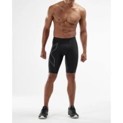 2XU MCS Run Compressie Shorts Zwart Heren -Sport Uitgebreide Kleding Winkel 2xu mcs run compressie shorts zwart heren ma5331b blk brf 002