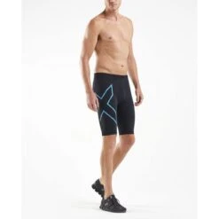 2XU MCS Run Compressie Shorts Zwart Heren -Sport Uitgebreide Kleding Winkel 2xu mcs run compressie shorts zwart heren ma5331b blk uaf