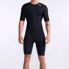 2XU Aero Trisuit Korte Mouw Zwart Heren -Sport Uitgebreide Kleding Winkel 2xu trisuit aero sleeved mt6426d blk wht