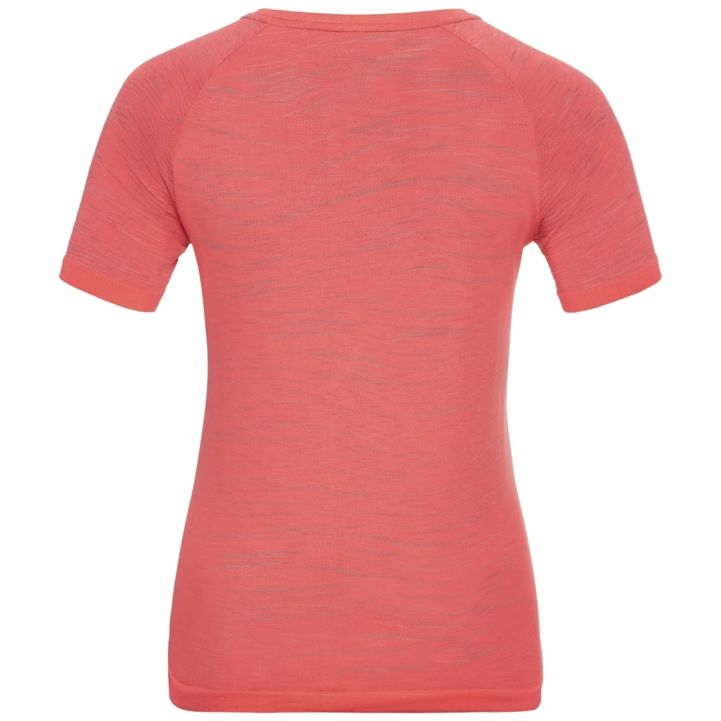 Odlo Blackcomb Ceramicool Hardloopshirt Korte Mouw Roze Dames 4 Odlo Blackcomb Ceramicool Hardloopshirt Korte Mouw Roze Dames - Afbeelding 2