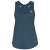 Odlo Run Easy Hardloopshirt Mouwloos Blauw Dames