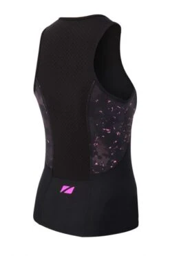 Zone3 Activate Plus Mouwloos Tri Top Stealth Camo Dames -Sport Uitgebreide Kleding Winkel activate top stealth camo back