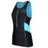 Zone3 Activate Tri Top Mouwloos Zwart/blauw Dames -Sport Uitgebreide Kleding Winkel activate womens tri top blk blue 1