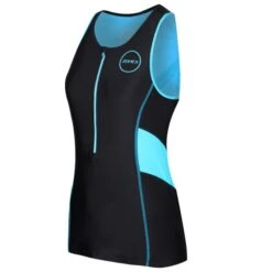 Zone3 Activate Tri Top Mouwloos Zwart/blauw Dames