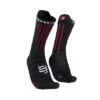 Compressport Aero Hardloopsokken Zwart -Sport Uitgebreide Kleding Winkel aero socks black red