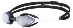 Arena Cobra Swipe Mirror Zwembril Zilver/wit