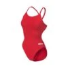 Arena Challenge Solid Badpak Rood Dames -Sport Uitgebreide Kleding Winkel arena women dames swimsuit swim solid 01