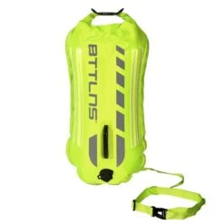 BTTLNS Saferswimmer Veiligheid Verlichte Zwemboei Scamander 2.0 Neon Groen -Sport Uitgebreide Kleding Winkel bttlns buoy scamander green low 02