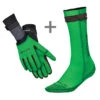 BTTLNS Neopreen Zwemsokken En Zwemhandschoenen Voordeelset Groen 2 BTTLNS Neopreen Zwemsokken En Zwemhandschoenen Voordeelset Groen -Sport Uitgebreide Kleding Winkel bttlns neoprene accessories combi set 2 green low