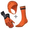BTTLNS Neopreen Accessoires Voordeelset Oranje -Sport Uitgebreide Kleding Winkel bttlns neoprene accessories combi set 3 orange low