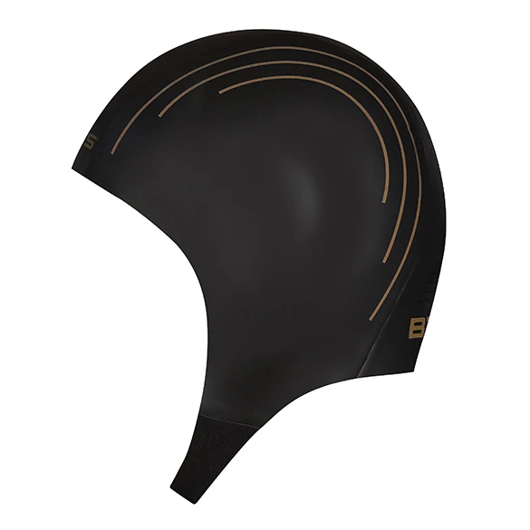 BTTLNS Neopreen Swim Cap Khione 1.0 Zwart/goud 5 BTTLNS Neopreen Swim Cap Khione 1.0 Zwart/goud - Afbeelding 3