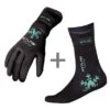 BTTLNS Neopreen Thermal Zwemhandschoenen En Zwemsokken Voordeelset Mint -Sport Uitgebreide Kleding Winkel bttlns neoprene thermal accessories combi set 2 mint low