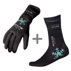BTTLNS Neopreen Thermal Zwemhandschoenen En Zwemsokken Voordeelset Mint