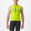 Castelli Free Tri 2 Mouwloos Top Groen/geel Heren -Sport Uitgebreide Kleding Winkel castelli free tri 2 top heren 018622091 383 01