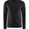Craft Advanced Subz Wool 2 Lange Mouw Hardloopshirt Heren Zwart