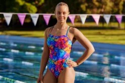 Funkita Ocean Galaxy Single Strap Badpak Dames -Sport Uitgebreide Kleding Winkel fs15l ocean galaxy 003