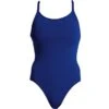 Funkita Still Ocean Diamond Back Badpak Dames -Sport Uitgebreide Kleding Winkel funkita badpak still ocean dames blauw 01