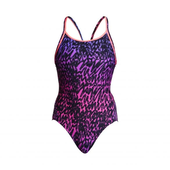 Funkita Spray Cool Diamond Back Badpak Dames 3 Funkita Spray Cool Diamond Back Badpak Dames