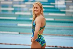 Funkita Blue Bottle Diamond Back Badpak Dames -Sport Uitgebreide Kleding Winkel funkita zwemkleding dames diamond back badpak fs11l blue bottle 011