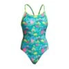 Funkita Prehistoric Party Diamond Back Badpak Dames -Sport Uitgebreide Kleding Winkel funkita zwemkleding dames diamond back one piece fs11l prehistoric party