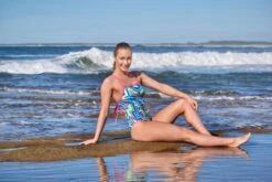 Funkita Cut Lines Tie Me Tight Badpak Dames -Sport Uitgebreide Kleding Winkel funkita zwemkleding dames tie me tight cut lines fks001l70934 004