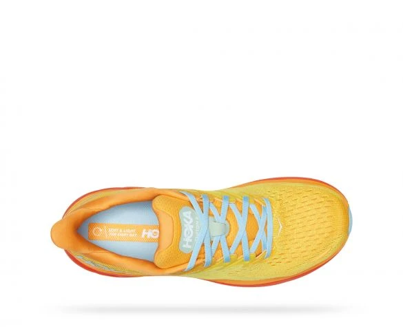 Hoka One One Hoka Clifton 8 Hardloopschoenen Geel/oranje Heren 5 Hoka One One Hoka Clifton 8 Hardloopschoenen Geel/oranje Heren - Afbeelding 3
