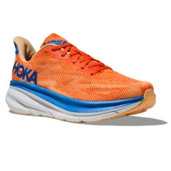 Hoka One One Hoka Clifton 9 Hardloopschoenen Oranje/blauw Heren -Sport Uitgebreide Kleding Winkel hoka hardloopschoenen 1127895 voim 006