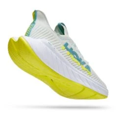 Hoka One One Hoka Carbon X 3 Hardloopschoenen Wit/geel Heren -Sport Uitgebreide Kleding Winkel hoka heren carbon x 3 1123192 bsep 03