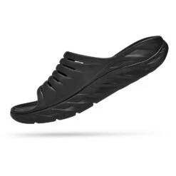 Hoka One One Hoka ORA Recovery Slide Slippers Zwart Unisex -Sport Uitgebreide Kleding Winkel hoka slipper heren ora recovery slide 1134527 blk 04