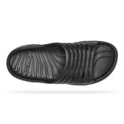 Hoka One One Hoka ORA Recovery Slide Slippers Zwart Unisex -Sport Uitgebreide Kleding Winkel hoka slipper heren ora recovery slide 1134527 blk 05