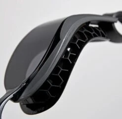 Arena Air Bold Swipe Zwembril Getint Groen/zwart -Sport Uitgebreide Kleding Winkel honinggraad afdichting arena zwembril