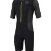 Zone3 Aquaflo Plus Korte Mouw Trisuit Zwart Heren -Sport Uitgebreide Kleding Winkel mens aquaflo trisuit ss front z3 web