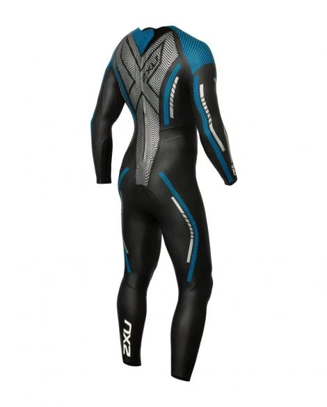 2XU P:2 Propel Lange Mouw Wetsuit Zwart/blauw Heren 4 2XU P:2 Propel Lange Mouw Wetsuit Zwart/blauw Heren - Afbeelding 2