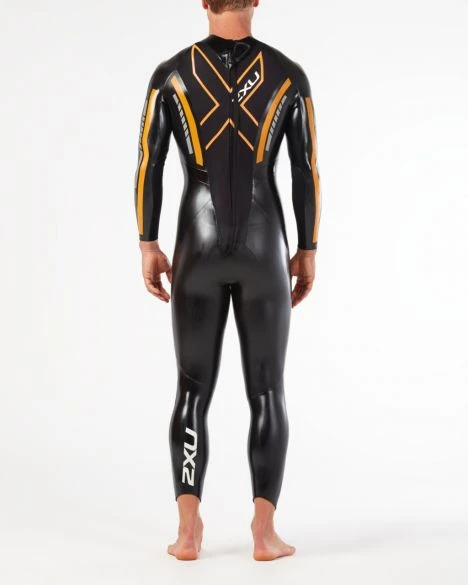 2XU P:1 Propel Lange Mouw Demo Wetsuit Zwart/oranje Heren Maat M 7 2XU P:1 Propel Lange Mouw Demo Wetsuit Zwart/oranje Heren Maat M - Afbeelding 5
