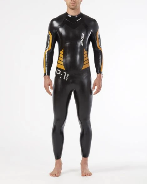 2XU P:1 Propel Lange Mouw Demo Wetsuit Zwart/oranje Heren Maat M 6 2XU P:1 Propel Lange Mouw Demo Wetsuit Zwart/oranje Heren Maat M - Afbeelding 4