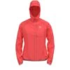 Odlo Dual Dry Waterproof Hardloopjack Roze Dames -Sport Uitgebreide Kleding Winkel odlo dual dry hardloopjack roze dames 313021 30716 01