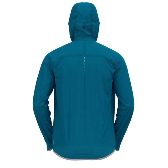 Odlo Dual Dry Waterproof Hardloopjack Blauw Heren 3 Odlo Dual Dry Waterproof Hardloopjack Blauw Heren